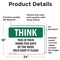 Signmission Safety Culture Sign, 24 in Width, Vinyl Decal, Rectangle OS-2PACK-TS-D-1824-L-11833 - alternate 6